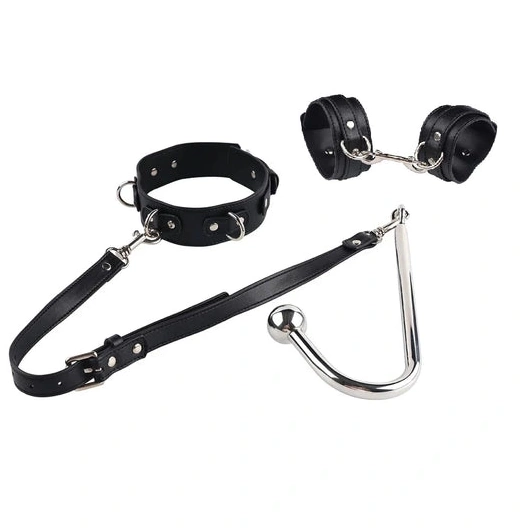 Anal Hooks Cuffs 5334 with Hook Elegant Collar Anal Beaded and 0812